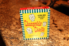 Vintage Changeable Charlie Face Changing Wooden Blocks Puzzle 1948 Gaston Wood