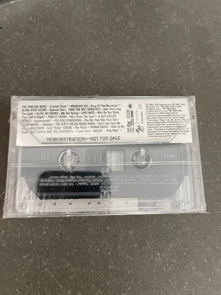SEALED Unexpected Side Effects Sampler Cassette Gang Starr/ Public Enemy - Image 3 of 4