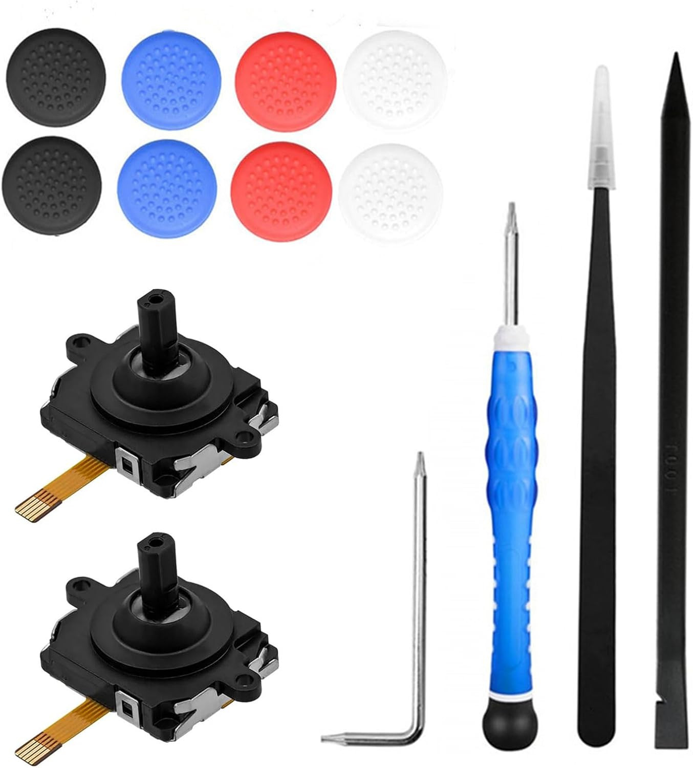 2 Pieces Replacement Analog Joystick For Oculus/Meta Quest 2 Controller Stick