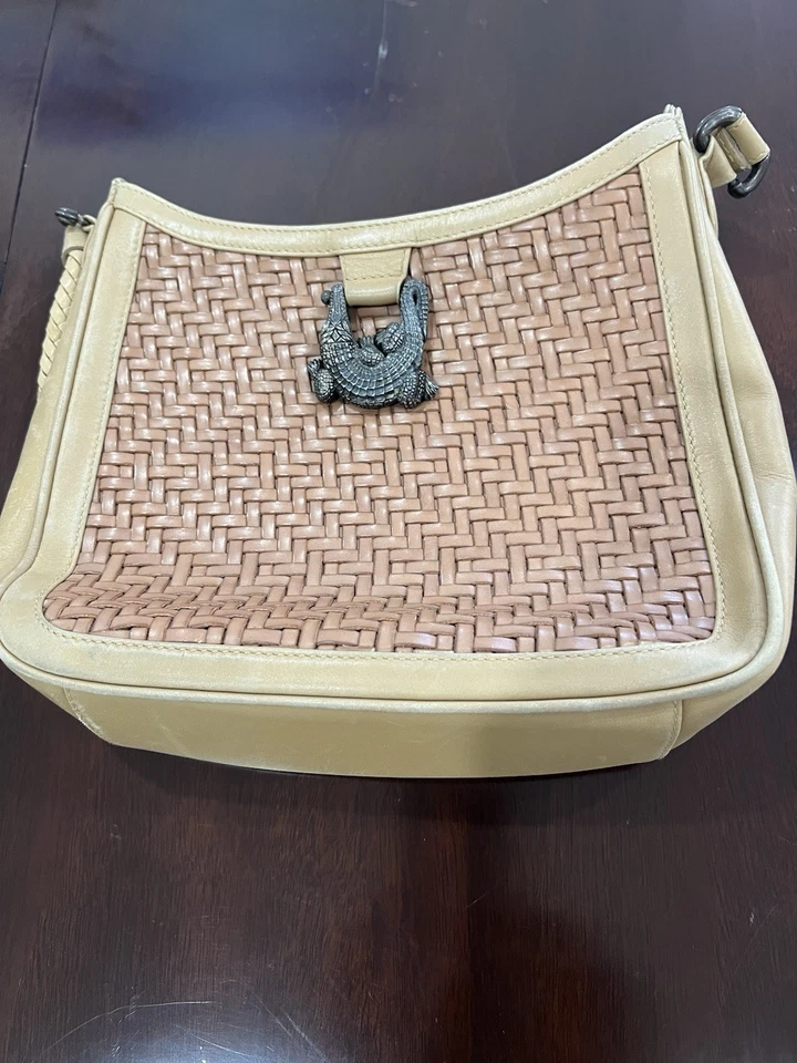 **COMO NUEVO** Bolso de hombro Barry Kieselstein-Cord de cuero trenzado Foto 4 de 4