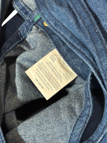 Liberty Overalls Youth 12 Blue Outdoor Vintage Classic Work Chore Retro - Picture 7 of 7