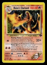 BLAINE'S CHARIZARD CORRECTED VERSION 2/132 GYM CHALLENGE UNLIMITED HOLO MP on eBay