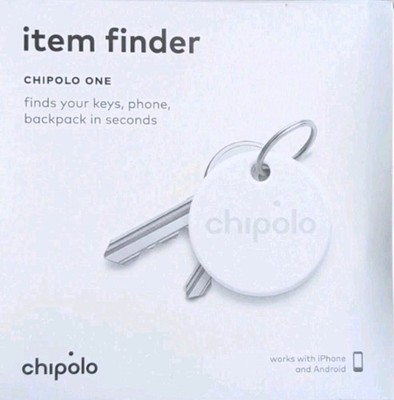 Chipolo One Tracker Item, Key Fob Finder  For Apple Or Android NIB Ships Free