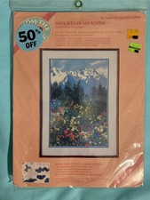 Dimensions From the Heart No Count Cross Stitch Kit -MOUNTAIN MEADOW 53901 VNTG