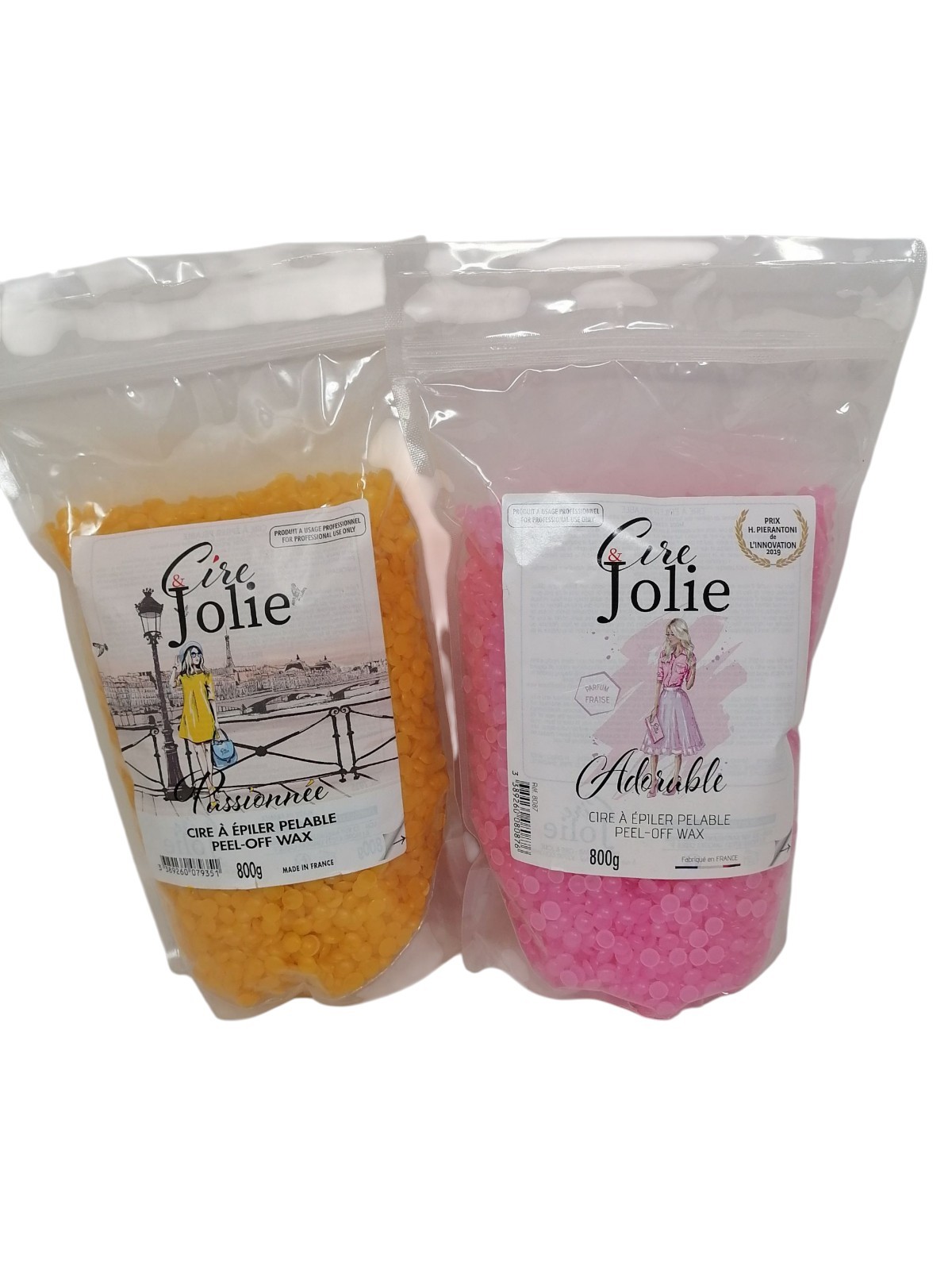 Cire à épiler pelable anti irritation pour peaux sensibles 2x800g