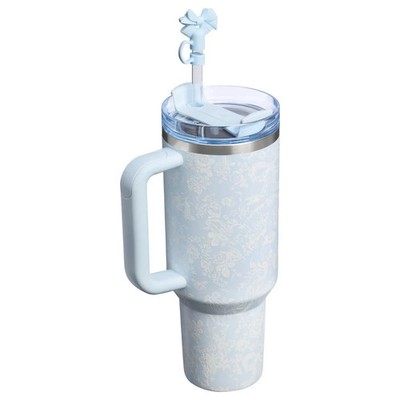 Stanley X LoveShackFancy Toscana Toile Alpine Blue 40oz tumbler