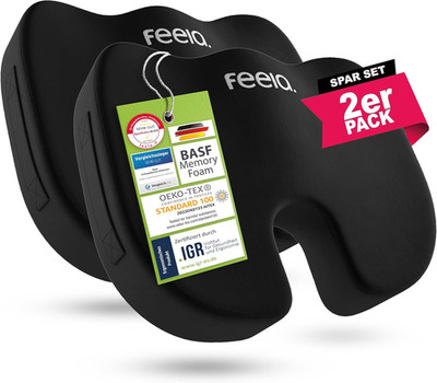 Feela.  Orthopädisches Sitzkissen [3 Härtegrade] TESTSIEGER   Ergonomische Sitzk