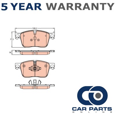 Brake Pads Set Front CPO Fits Jaguar F-Pace XE XF I-Pace Land Rover Range Velar