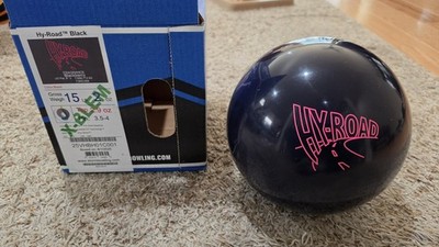 ストームハイロード・X15ポンド Storm Hy-Road Black X-Blem Overseas Bowling Ball | 15 Pounds | 3.5