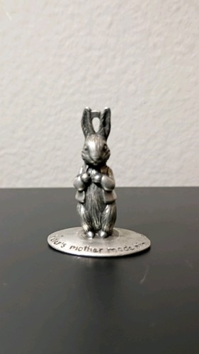 Rare Danforth Pewter F.W. & Co. 1997 Beatrix Potter Peter Rabbit Figurine