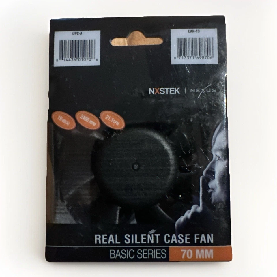 Nexus 70mm Real Silent Case Fan 220503A SP702512M DC Brushless Fan (c11) - Image 2 of 2