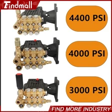 1" Shaft Pressure Washer Pump Horizontal 4GPM 3000PSI /4000PSI /4400PSI