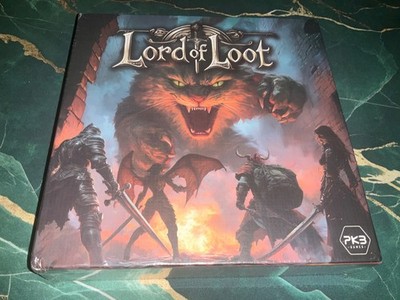 Lord of Loot Deluxe Edition Exclusive Kickstarter Board Game. Painted miniatures