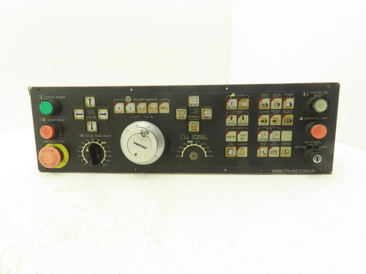 OKUMA PANEL E 0105-680-016 オークマ操作パネル Okuma HMI & Open Interface Panels for sale | eBay