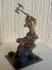 Barbarian Attacking 70mm Painted Plastic From Base To Top of head 