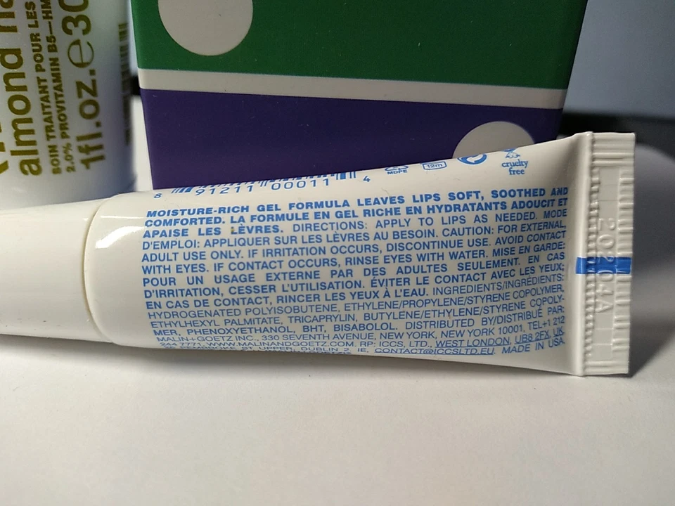 MALIN + GOETZ IN GOOD HANDS ALMOND Hand Treatment & Lip Balm, NIB - Image 4 of 4