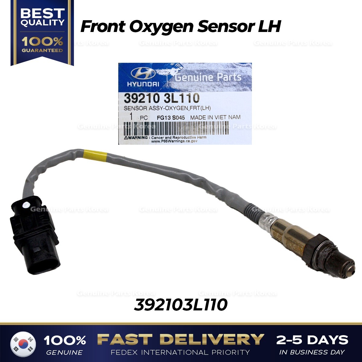 ⭐Genuine⭐ Front Oxygen Sensor LH 392103L110 for Hyundai Palisade