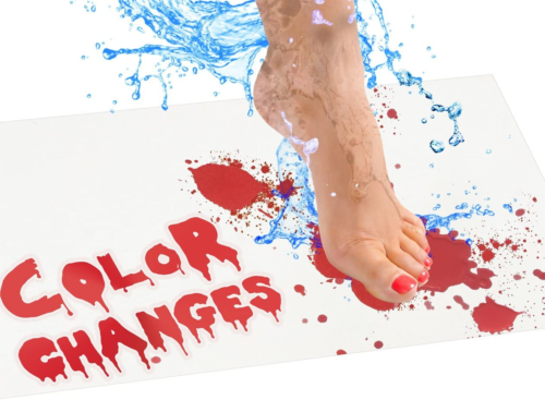 Bloody Bath Mat - the Official and Authentic Mat That Turns Red When Wet – Mediu - Foto 1 di 12