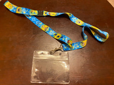 Disney Pixar Toy Story 4 Strap Pin Trading Lanyard Key Holder Necklace Blue
