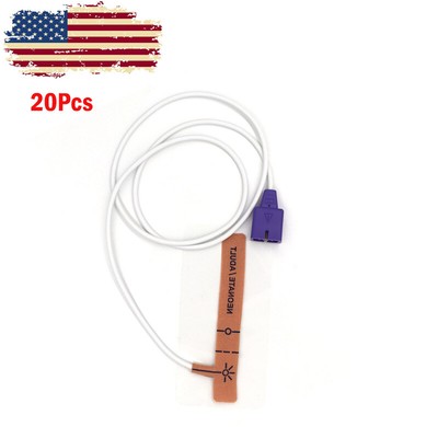 20pcs/lot Compatible with  Disposable Oximax Spo2 Sensor Adult Neonate,US