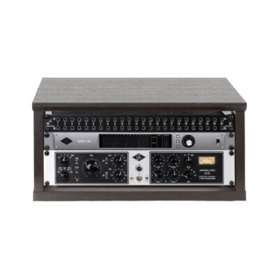 Gator Frameworks GFW-ELITERK-4U-BRN 4U Desktop Studio Rack Walnut Brown Open Box