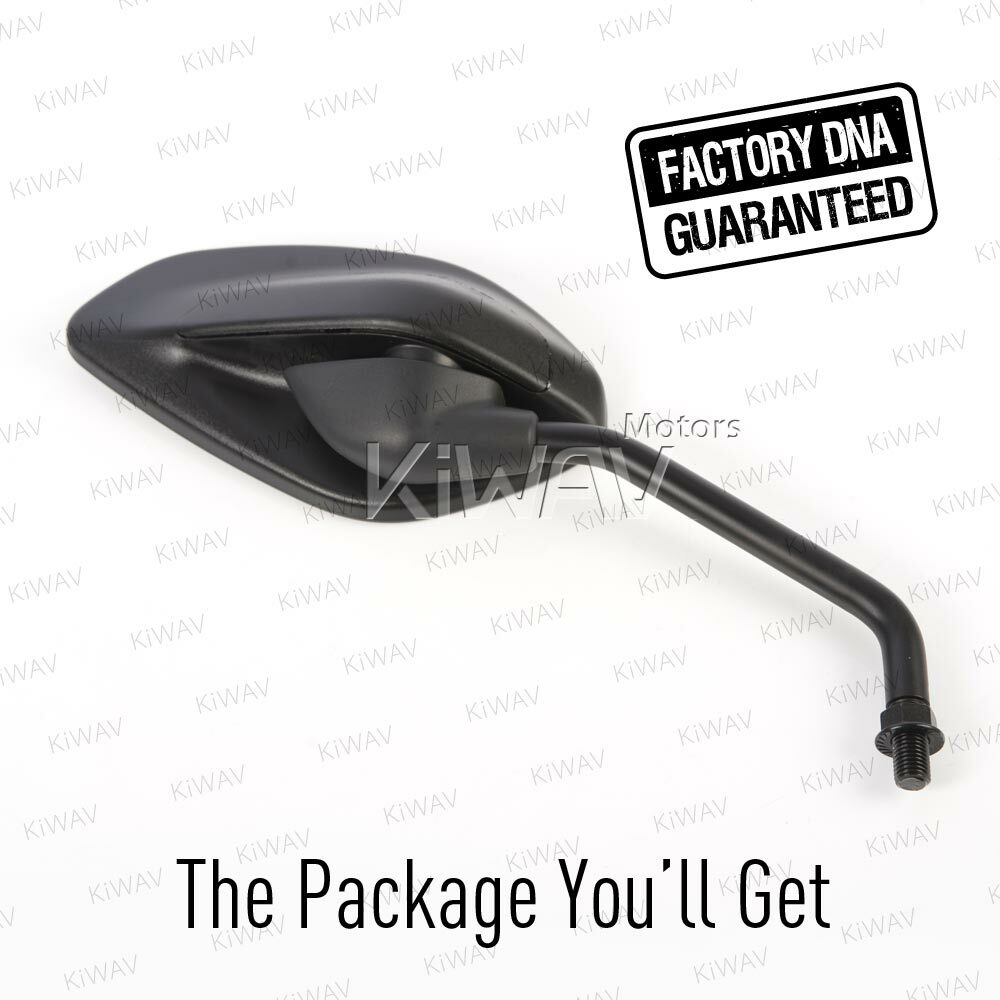 Replacement mirror RIGHT HAND REVERSE thread 10mm fits Ducati