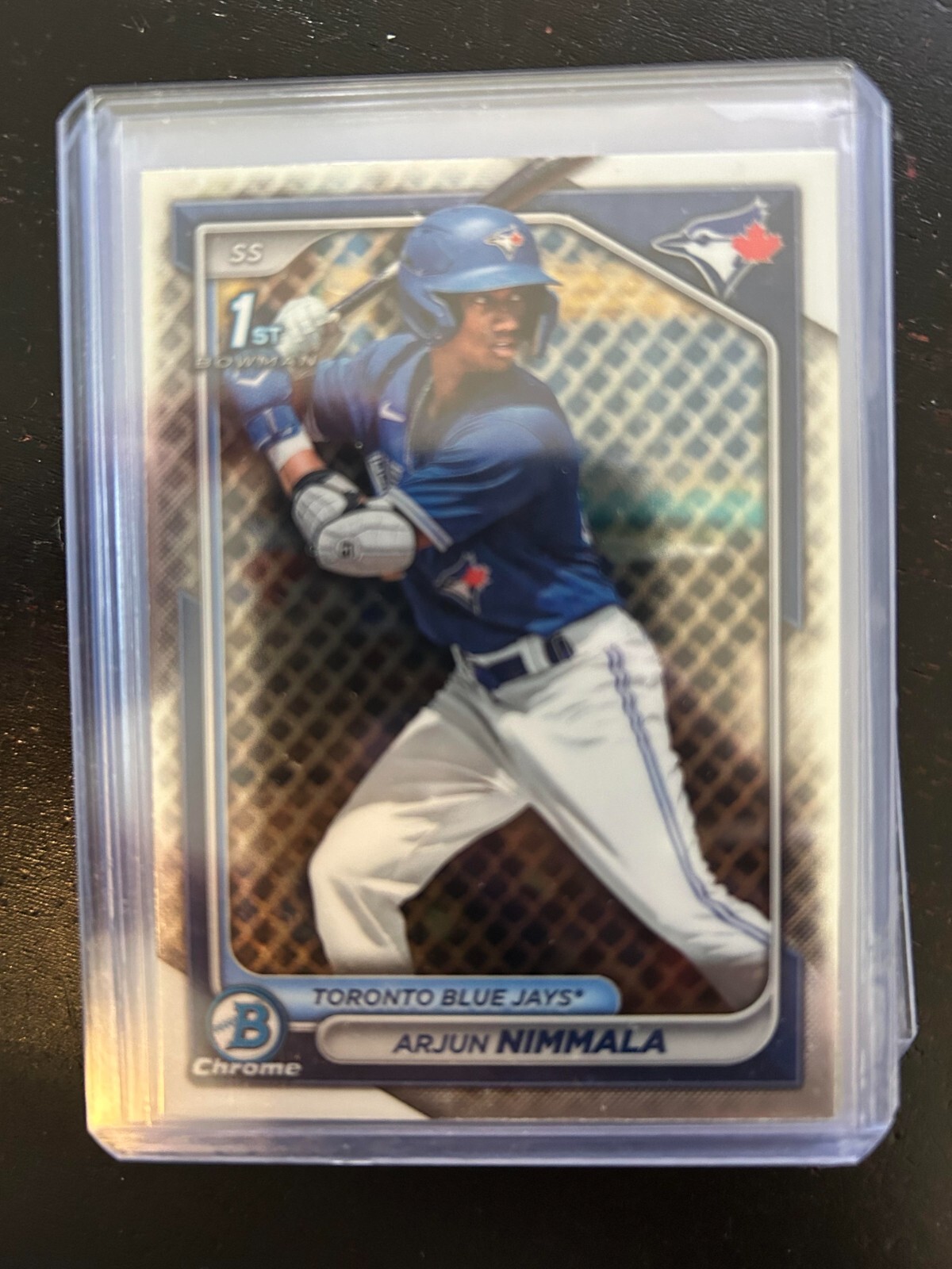 2024 Bowman Base Chrome #BCP-142 Arjun Nimmala Toronto Blue Jays BB