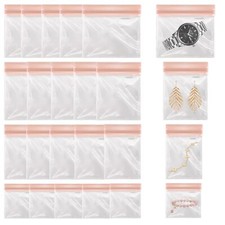 20 PCS Clear Jewelry Bags EVA Anti Tarnish Jewelry Storage BagsMini Pouch Sma...