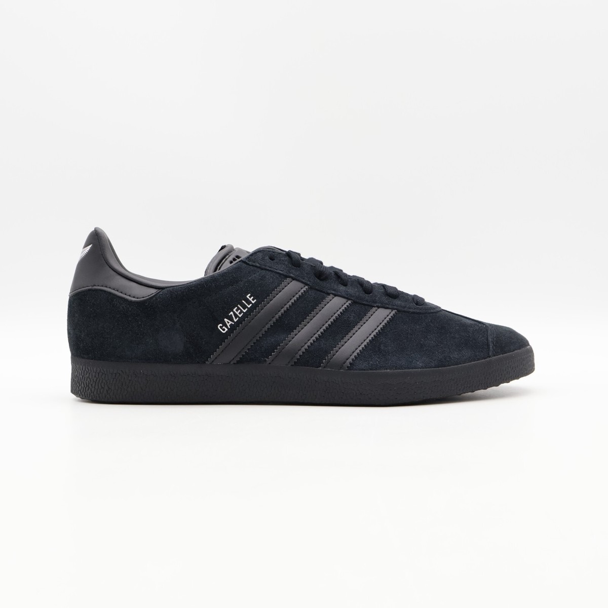 JI2161 adidas Originals Gazelle All Black Silver Metallic
