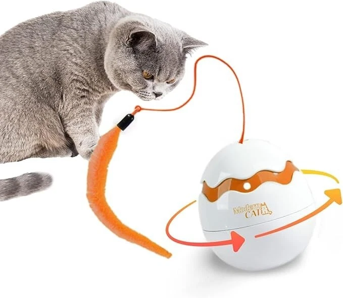 All For Paws Afp Interactive Cat Kitten Culbuto Feather Toy Game Ball Battery
Opens in a new window