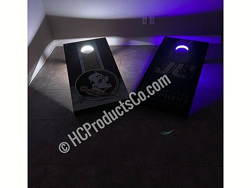 Bluetooth Controlled Cornhole Lights with 16 Million Color and Motion Options - Picture 3 of 12