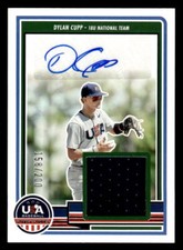 2023 Panini USA Baseball 18U National Team Auto Relic Dylan Cupp 158/200