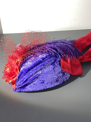 Vintage Elsie Massey Hat with Feathers & Flowers | eBay display picture 1
