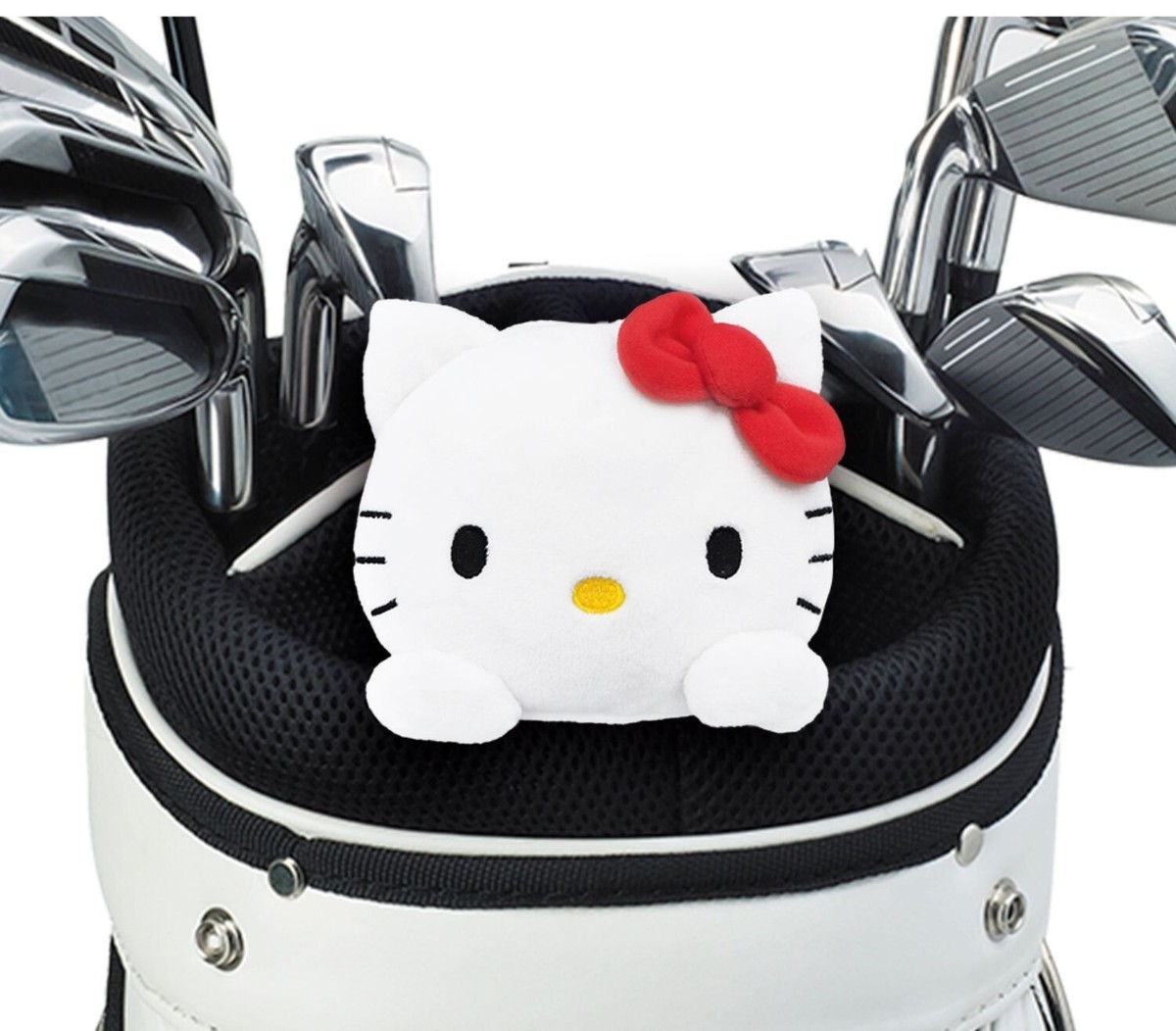 Sanrio Hello Kitty Putter Cover PIN Type / Golf Face design White