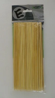 EASTLAND 14 Zoll (350 mm) x 4 mm Rund Premium Bambus Spieße Sticks 100 Stück SPITZES ENDE