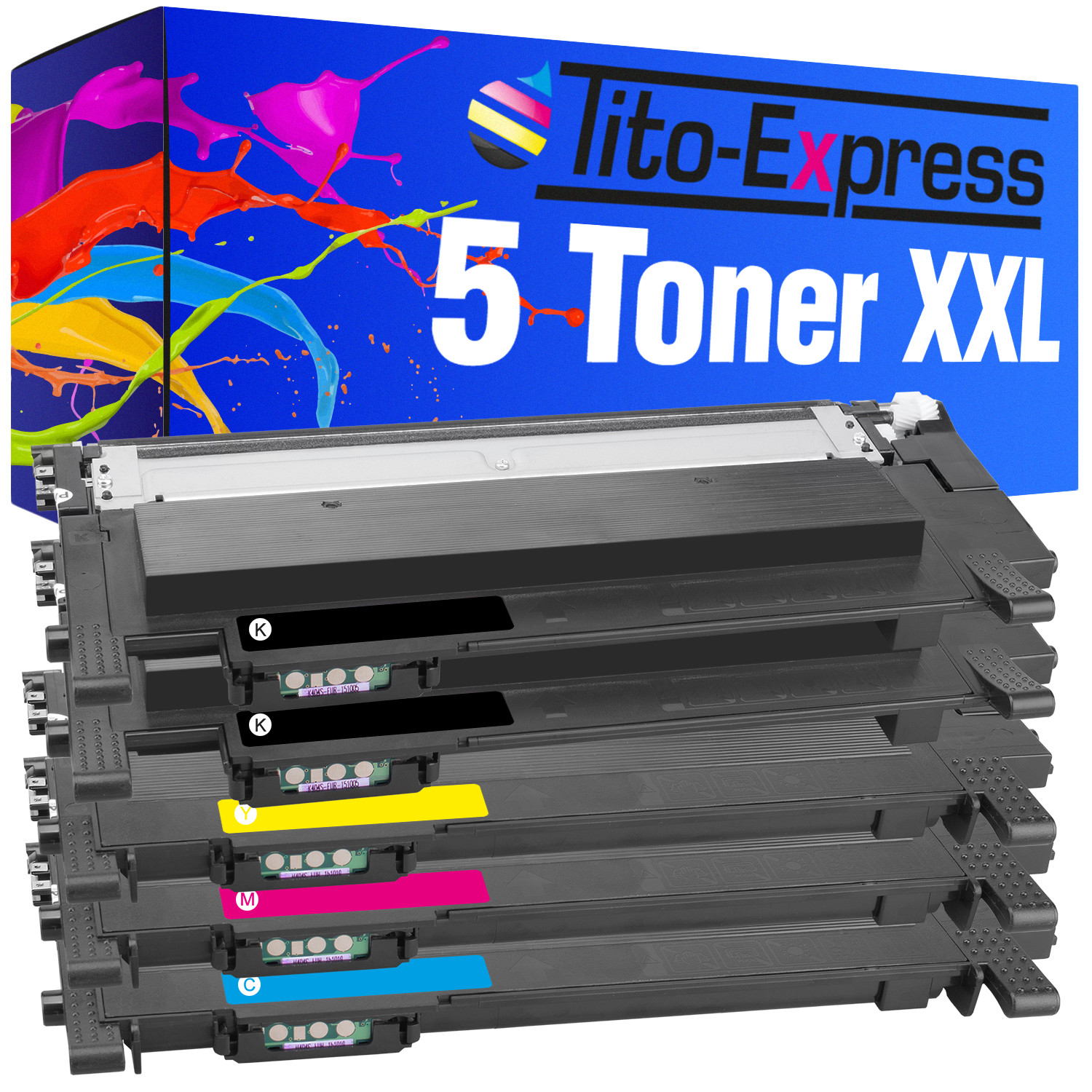 5 Toner für Samsung CLT404 PlatinumSerie Xpress C480W C480FW C430 C480 C482FW eBay