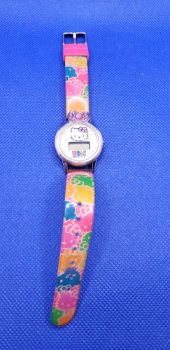 Vintage Sanrio Hello Kitty Colorful Wrist Watch 1976-2014 Plastic Band