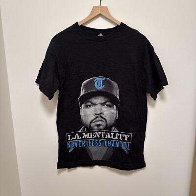 Rare Terror Hardcore Metal Band Ice Cube Black T-Shirt Mens Size M