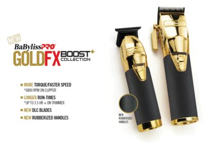 BaBylissPRO GOLDFX Boost+ Metal Lithium Dual Voltage Clipper +