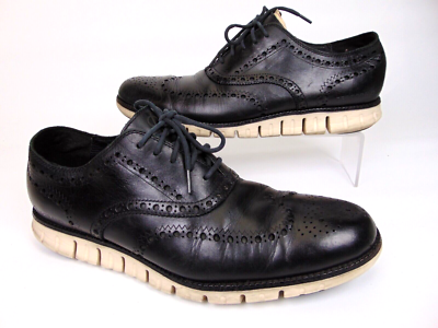 Cole Haan Zerogrand Wingtip Oxford Men Size 13 Black Brogue Comfort Dress Shoes Cole Haan Zerogrand Wingtip Oxford Dress Sneakers, Black  main image 4