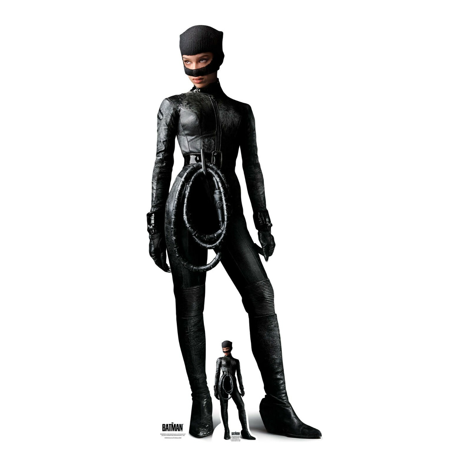 Catwoman Lifesize Cardboard Cutout from The Batman 2022 Zoe Kravitz + FREE Mini
