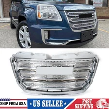For 2016-2017 GMC Terrain Front Bumper Grille Grill Assembly Chrome Trim Insert