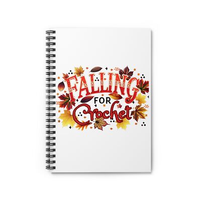 Falling for Crochet Spiral Notebook - Autumn Inspired Crafting | 118 ...