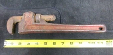 VTG PIPEMASTER PIPE WRENCH 12" ERIE USA PLUMBING TOOL WORKS STEEL SERRATED JAW 