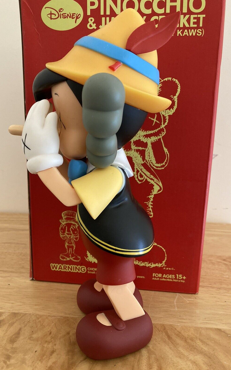 KAWS × Disney PINO&JIM ORIGINALFAKE 2010 Kaws Medicom Toy Rare Walt Disney Pinocchio & Jiminy Cricket