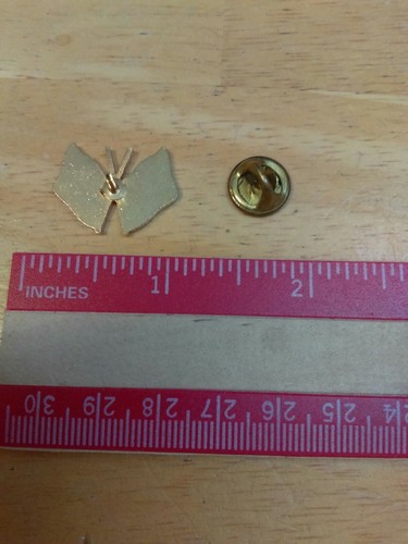 USMC US Flag and Marine Corps 1" Joined Flag Lapel Pin. J3 - Picture 5 of 5