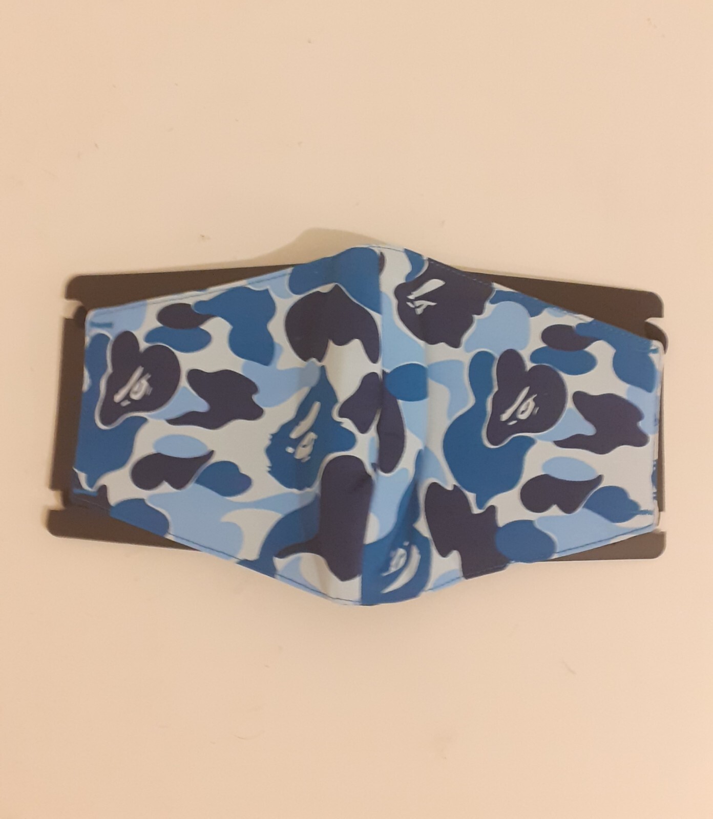 A Bathing Ape Bape ABC Face Mask Blue 1G20182093