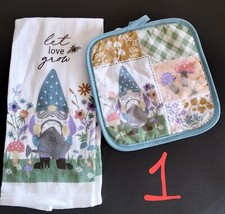 Kitchen Set. Pot Holder And Dish Towel