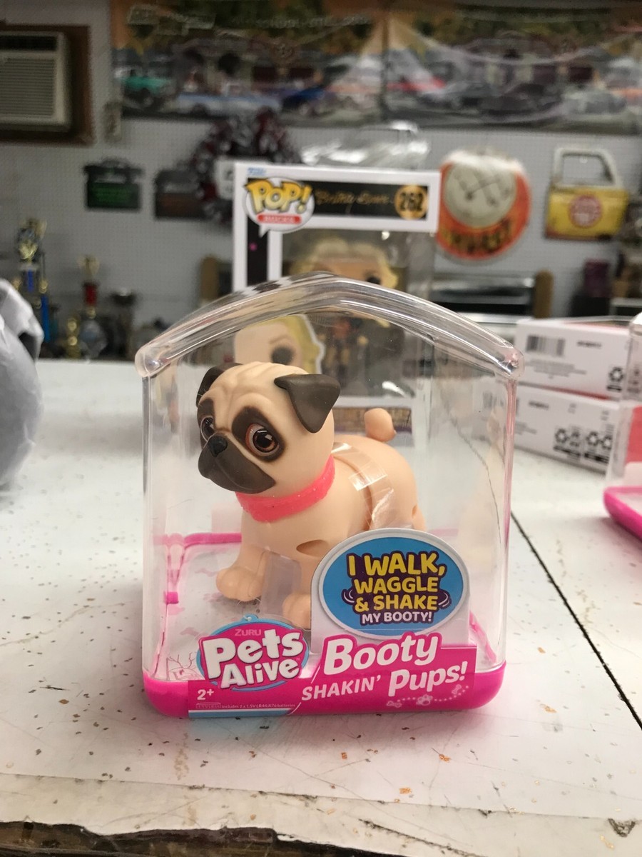 pug-pugchan　貴陽　自宅用　2箱 BOOTY SHAKIN PUPS* Zuru Pets Alive PRANCING PUG Interactive Dog