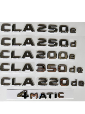 Chrome X117 C117 X118 C118 CLA180d CLA200d CLA220d CLA250e CLA250d Emblems